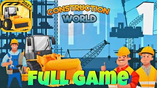 Construction World - Full Gameplay Walkthrough  (iOS, Android) (Full Game) screenshot 3