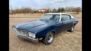 Sports Performance Going fast with class!  1970 Buick Skylark  (walk-around video)  TEXAS CLASSIC CAR GUY