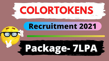 COLORTOKENS Recruitment 2021 | Package -7LPA | BE/B-Tech/ME/M-Tech | Fresher Eligible