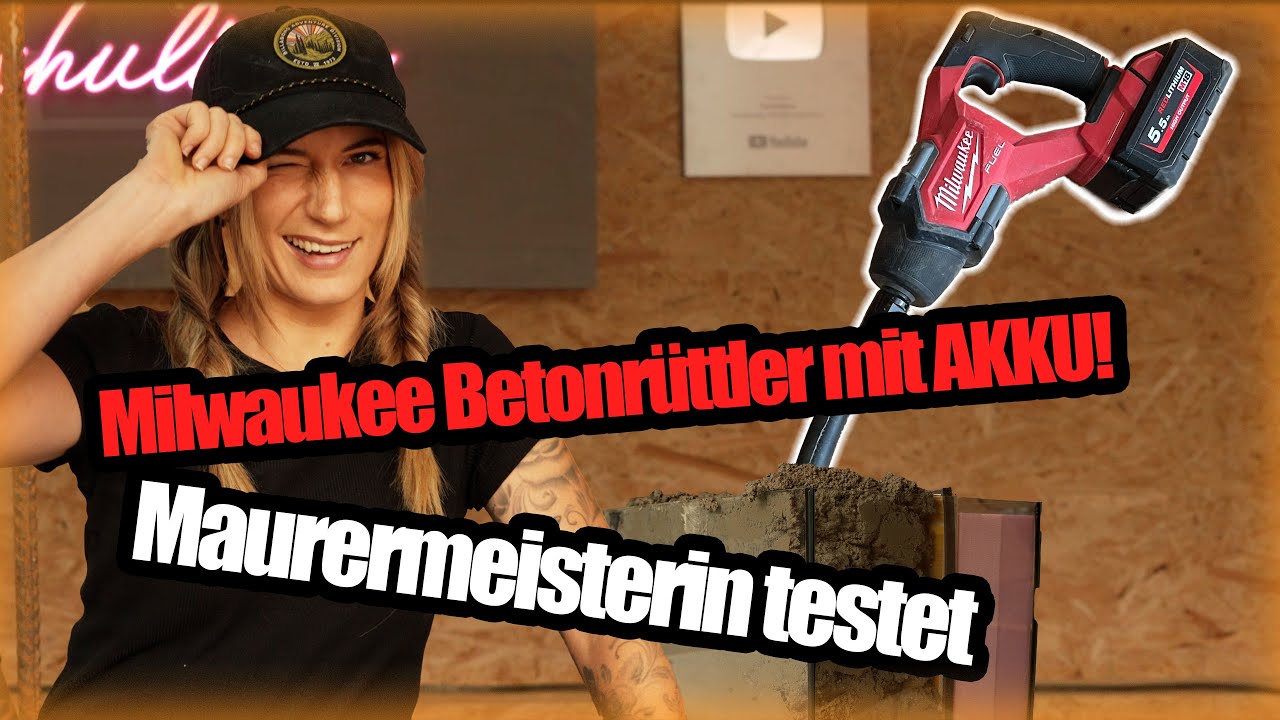 Den handlichsten Rüttler getestet - Tschulique checkt den Milwaukee Betonrüttler ab