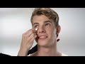 Male model skin care free stock footage vibg