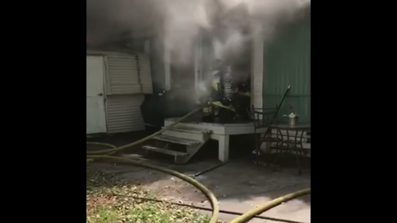 Firefighters caught in Roll Over conditions.