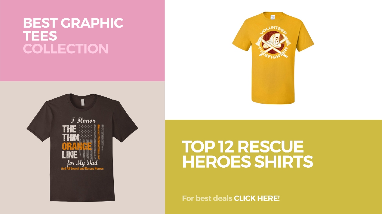 Top 12 Rescue Heroes Shirts // Best Graphic Tees Collection YouTube