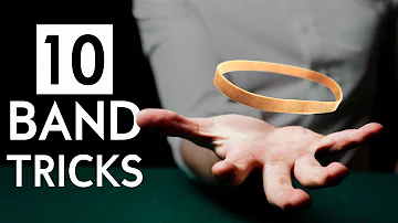 10 SIMPLE Rubber Band Magic Tricks Anyone Can Do | Revealed