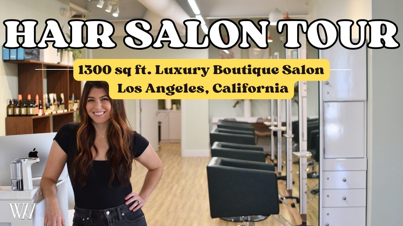 Salon Tour of Small Hair Salon in California Hair Salon Business Tips