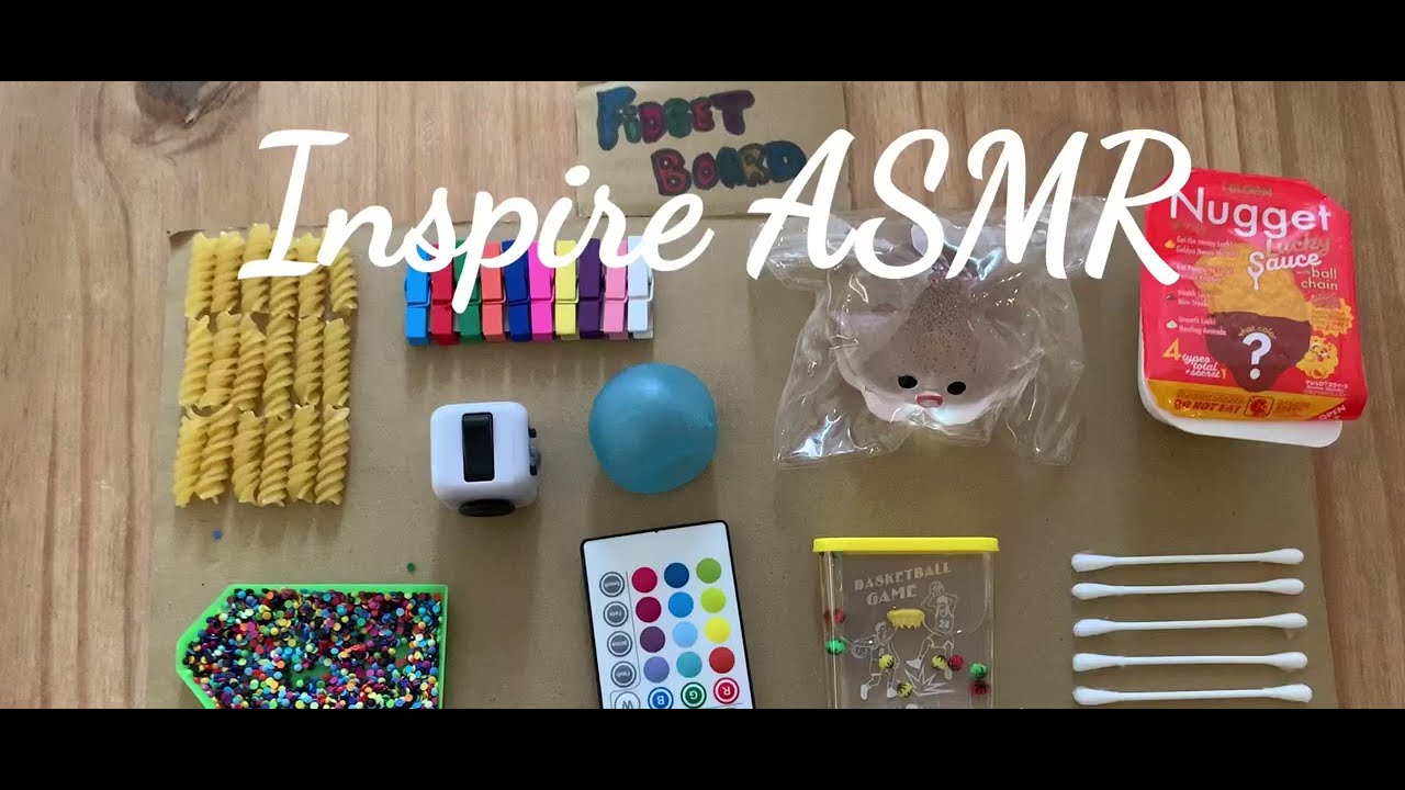 ASMR My First Fidget Board #asmrtriggers 