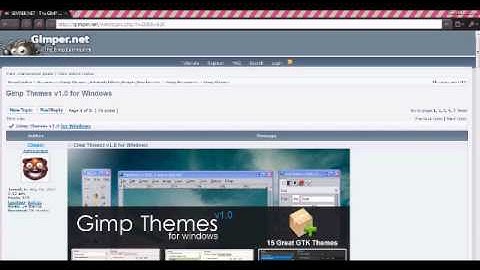 Gimp themes