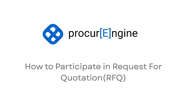 How to Participate in an RFQ (Request For Quotation) - Step-by-Step Guide