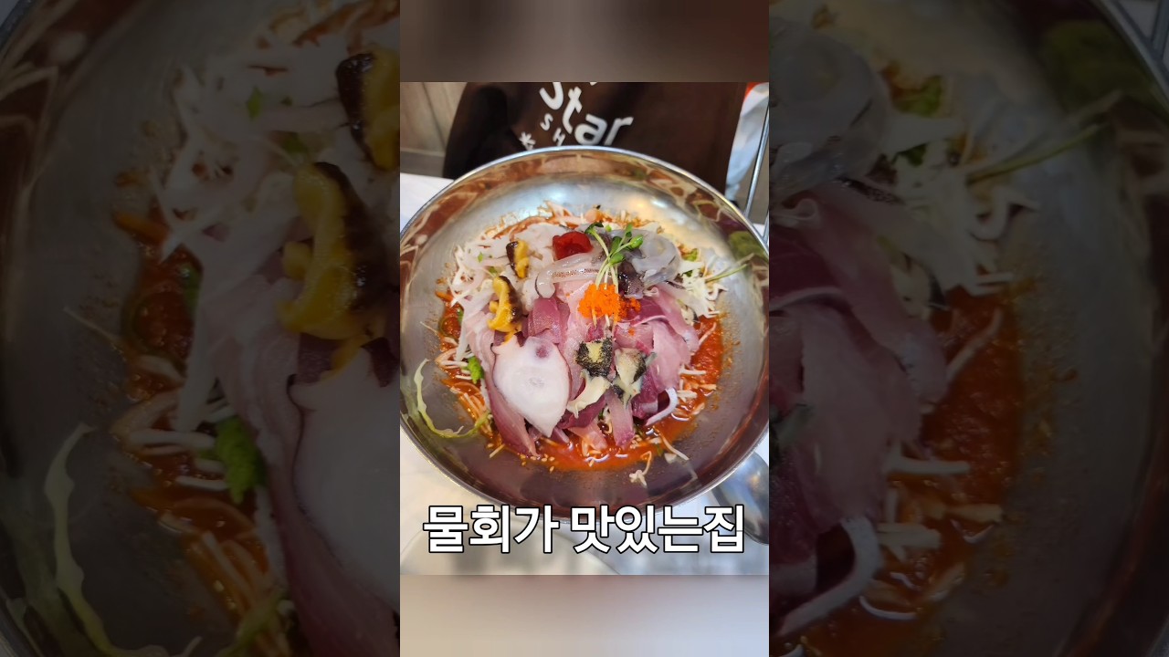 속초 물회가 맛있는집 #shorts #속초 #속초맛집 #구구집 #물회맛집 #물회 #전복죽 #강원도 #강원도여행