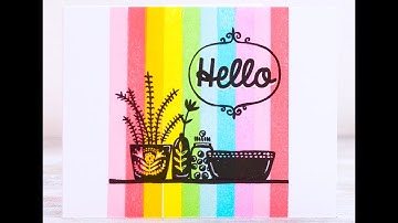 [Technique] Silhouetted Scene with Rainbow Background by Channin