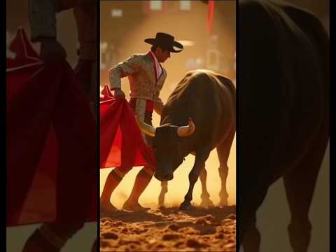 Amazing Huge Bull VS Matador The Arena Turns Red 
