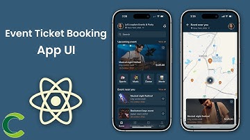 Event Ticket Booking App UI in React Native | EventHub