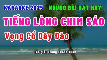 Karaoke Vọng Cổ Tiếng Lòng Chim Sáo Dây Đào | Bài Hát Hay