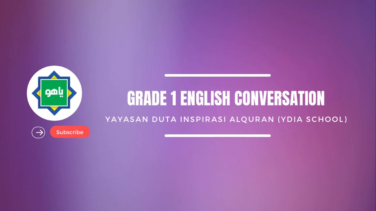Grade 1 English Conversation
