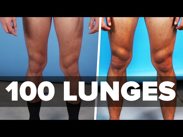 We Did 100 Lunges A Day For 30 Days - YouTube