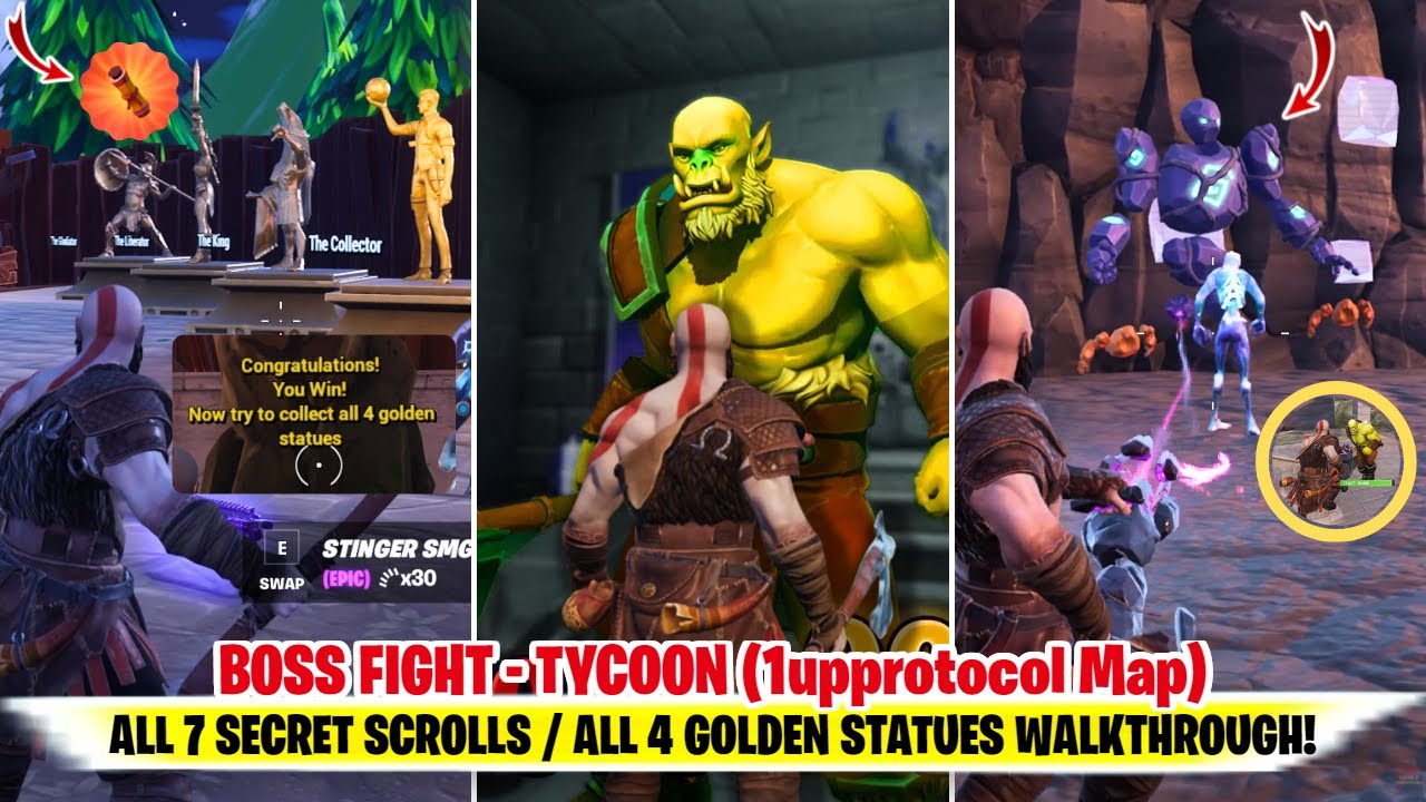 Boss Fight - Tycoon 4065-2552-1702 by 1upprotocol - Fortnite Creative Map  Code 