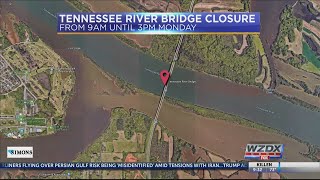 Tennessee River bridge closure