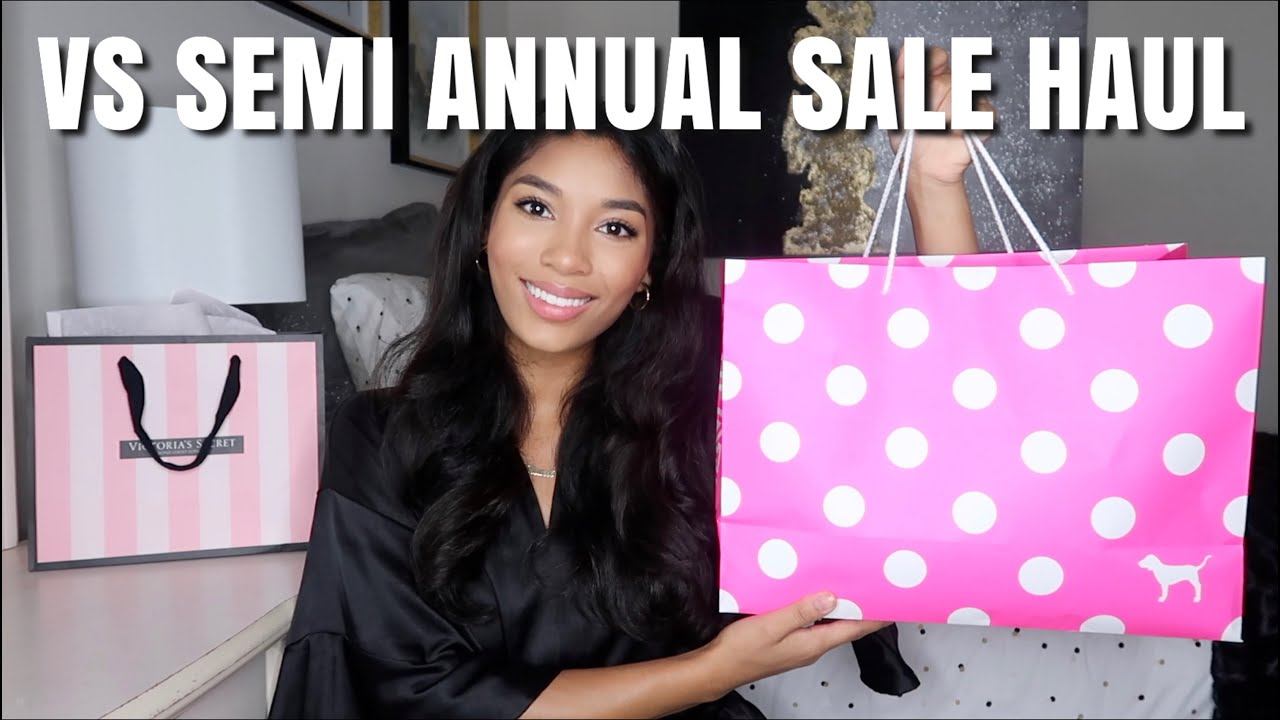 VS SEMI ANNUAL SALE HAUL SUMMER 2020 YouTube