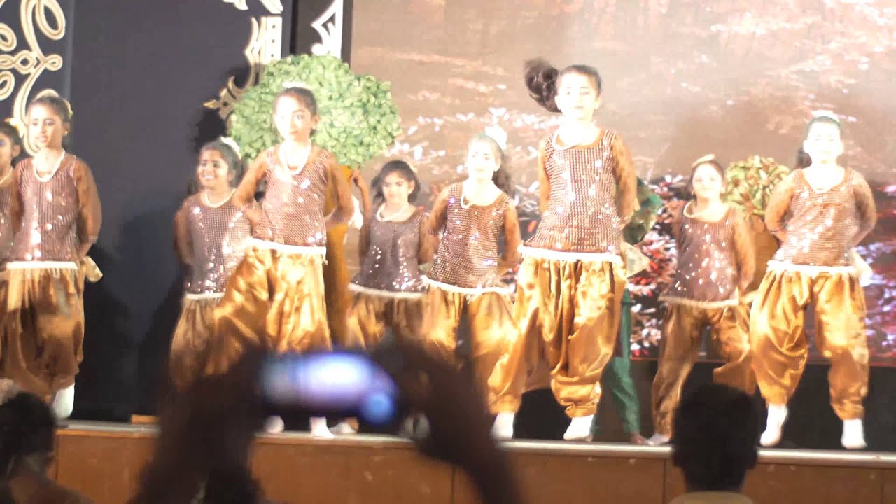 C.V. annual day performance by 3rd and 4th std Children - YouTube