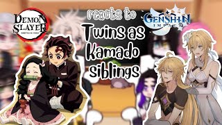 [LAST PART] Demon Slayer Reacts to Twins as Kamado siblings // GI × KNY PART 2.2/2 (𝔸𝕌)