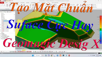 Bài Học 02 - Dùng Lệnh Mesg Fit Để Tạo Auto Suface Cực Nhanh | Phần Mềm Thiết Kế Geomagic Desig X