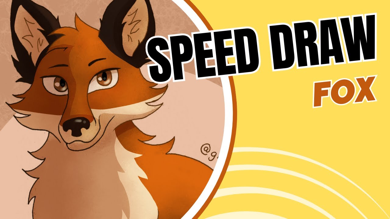 Speed Draw Fox - GHoSTaRT224 original - YouTube