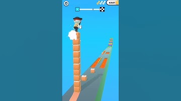 Cube Surfer Level - 17 | best funny mobile games #shorts