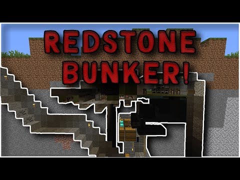 Как да си направим готин и защитен REDSTONE BUNKER в Minecraft! (Tutorial)