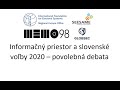 Informačný priestor a slovenské voľby 2020 – povolebná debata