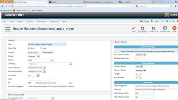 HTML5 Audio Video Player Joomla Module