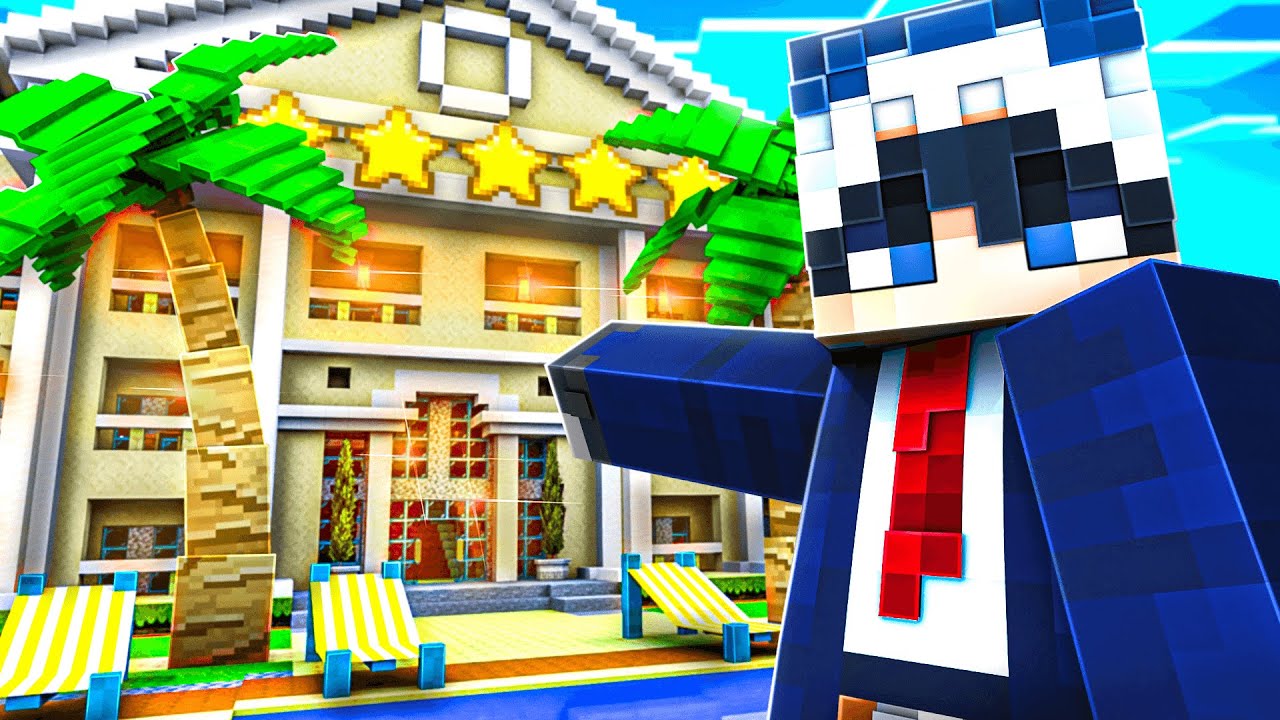Ich habe ein LUXUSHOTEL in MINECRAFT eröffnet...