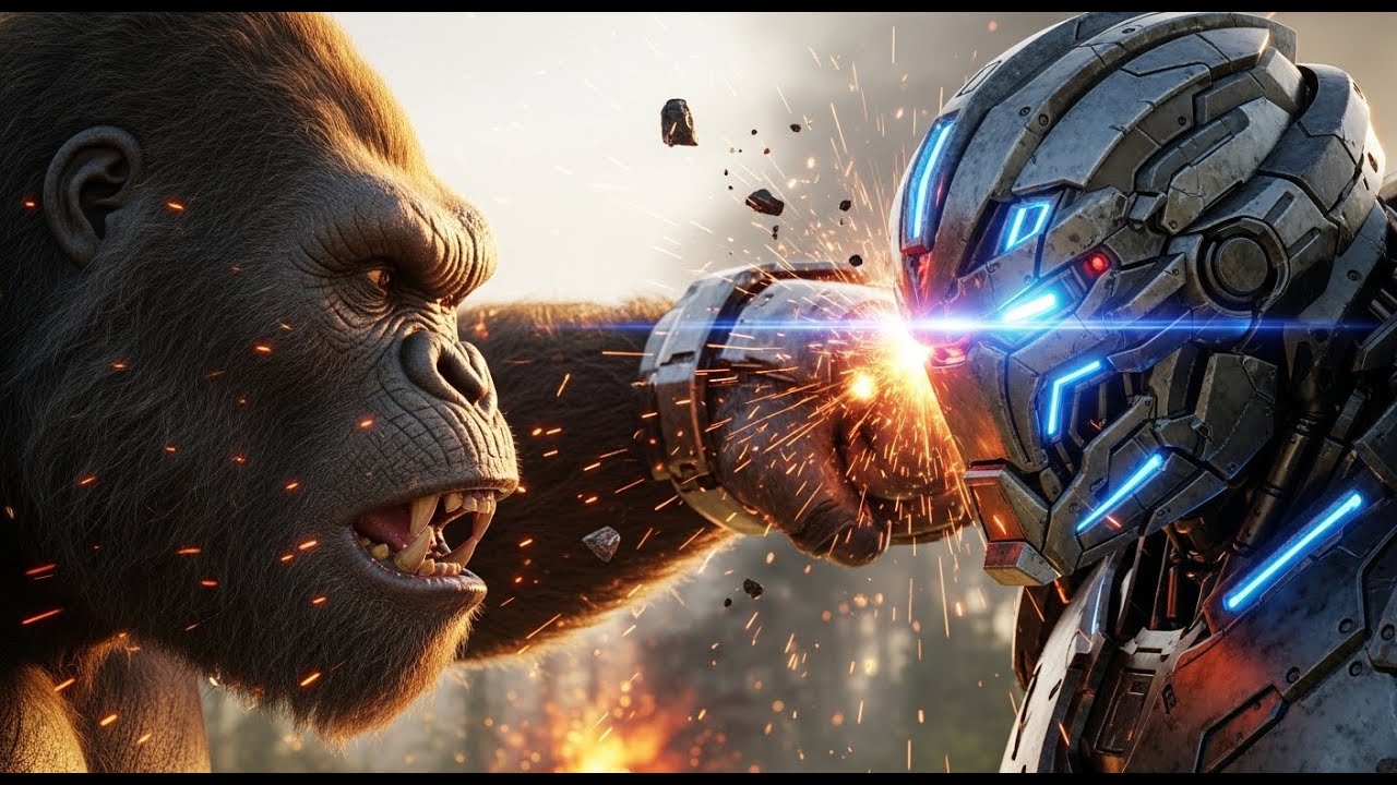 kong vs mecha slayer the epic battle for survival realistic cgi