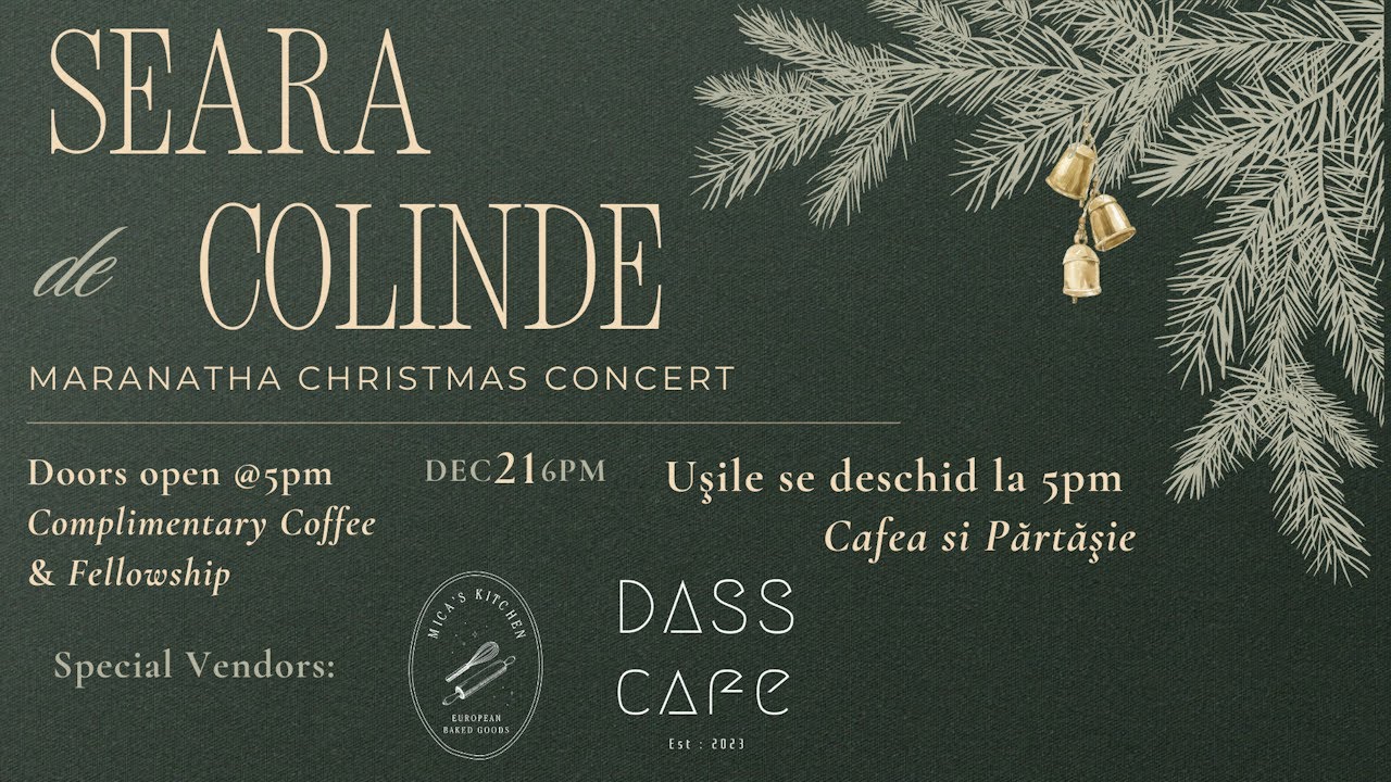 Seara de Colinde - Maranatha Phoenix - December 21 2025 PM