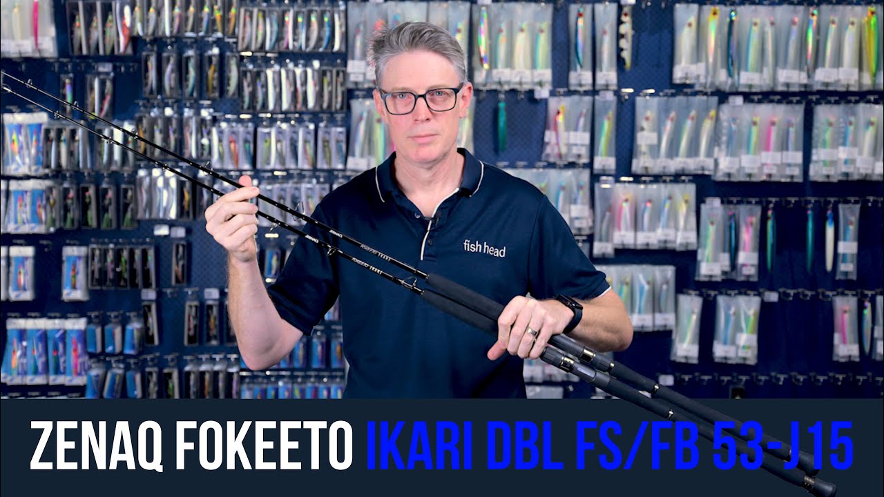Zenaq Fokeeto Ikari DBL FB and FS 53 J15 Jigging Rods Review - YouTube