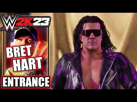 BRET HART HITMAN Ⅱ WWE 2K23 Bret Hart “The Hitman” Entrance Cinematic - YouTube