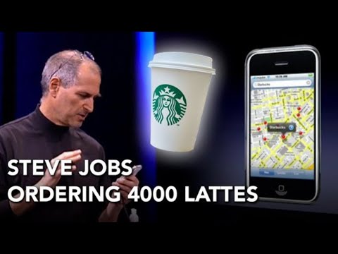 Steve Jobs Pranks Starbucks Ordering 4000 Lattes With The First iPhone | THE FIRST IPHONE STORY