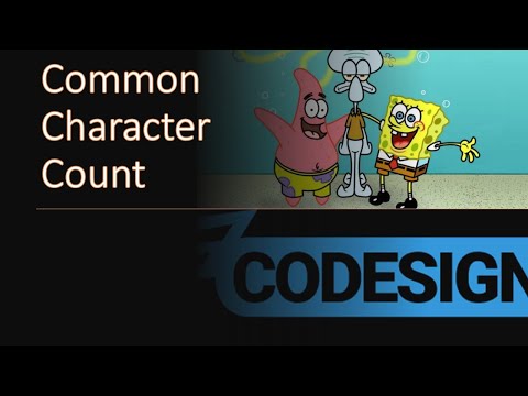 "Common Character Count" - Codesignal #10 - JAVA Solution