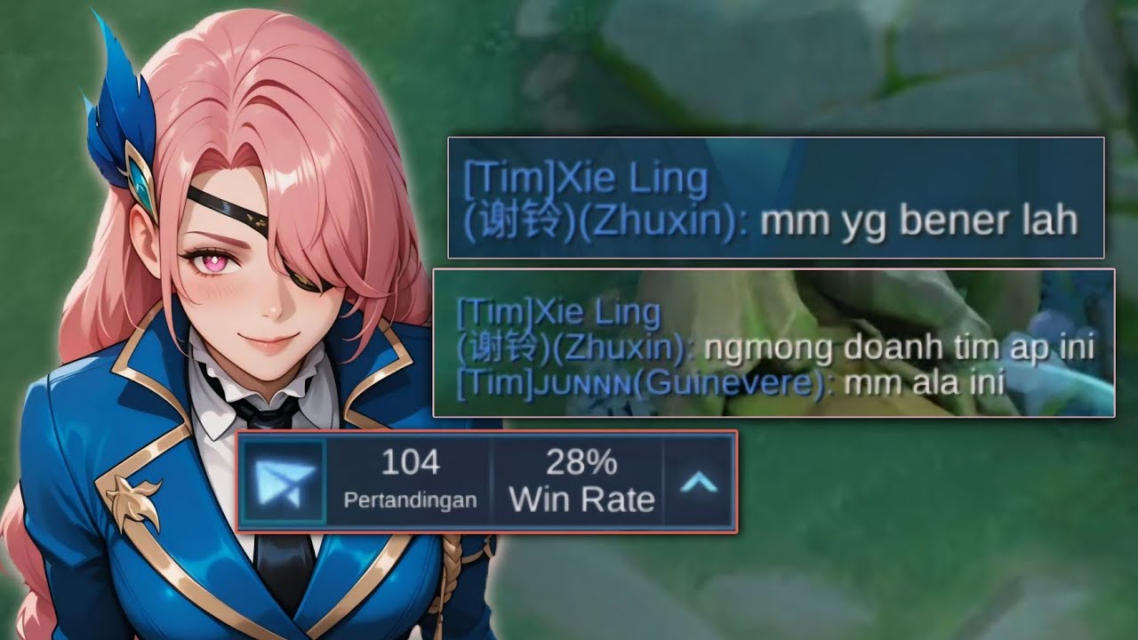 LESLEY WIN RATE 28% DIKATAIN MM GAK BENER😖 OKE! LESLEY MODE SERIUS TELAH DI AKTIFKAN🔥