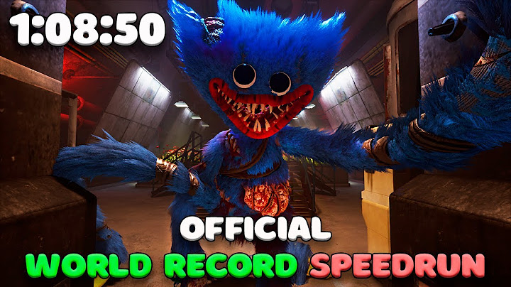 Official World Record SPEEDRUN – Poppy Playtime: Chapter 4