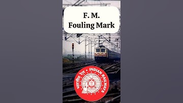 FM | Fouling Mark | Turnout | Railway Track |