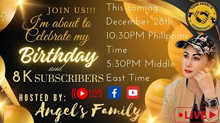 Birthday And 8k subcribers  Grand Live Streaming of Mommy's Angels Official