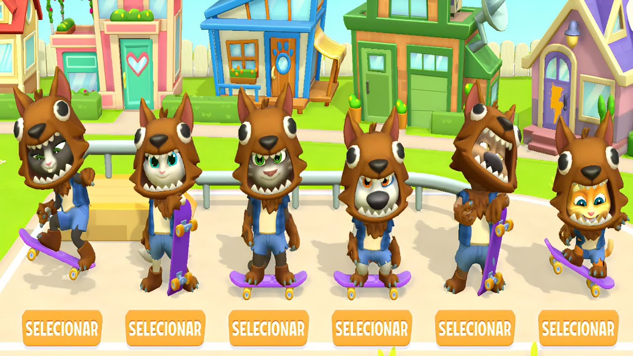 Team Wolf in My Talking Tom Friends 2 Christmas update Gameplay Android ios 