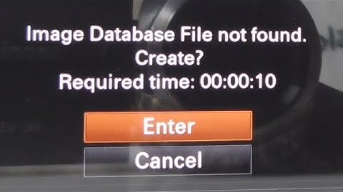 Sony Image Database File Error Hack