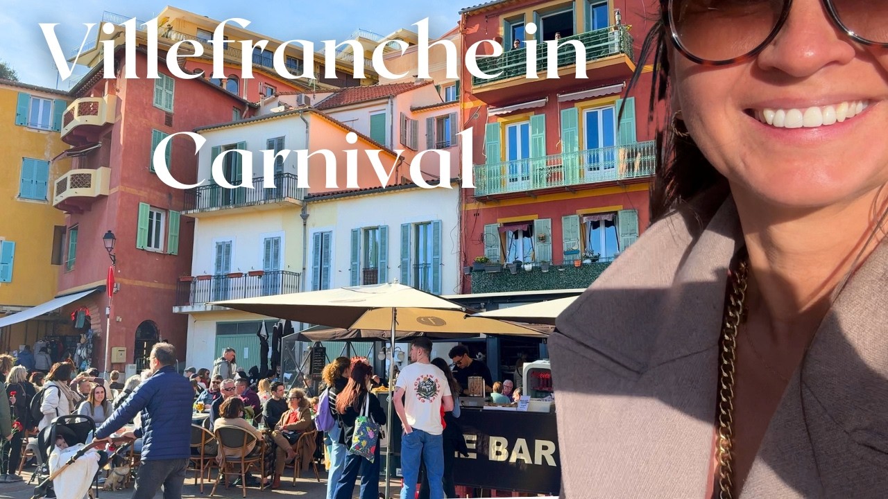 French Riviera Walk | Carnival Season in Villefranche-sur-Mer (February)