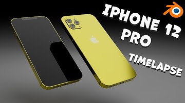 IPhone 12 Pro 3D Modeling Timelapse in Blender in 5 Minutes | Speed Modeling