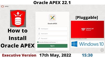 How to Install Oracle APEX 22.1 | DB 19c [Pluggable] | Executive | Windows 10