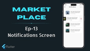 Notification Screen - Auto-Marketplace App Flutter UI | Ep. 13