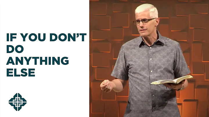 If You Don't Do Anything Else | Mark 12:28-34 | David Daniels | Central Bible Church