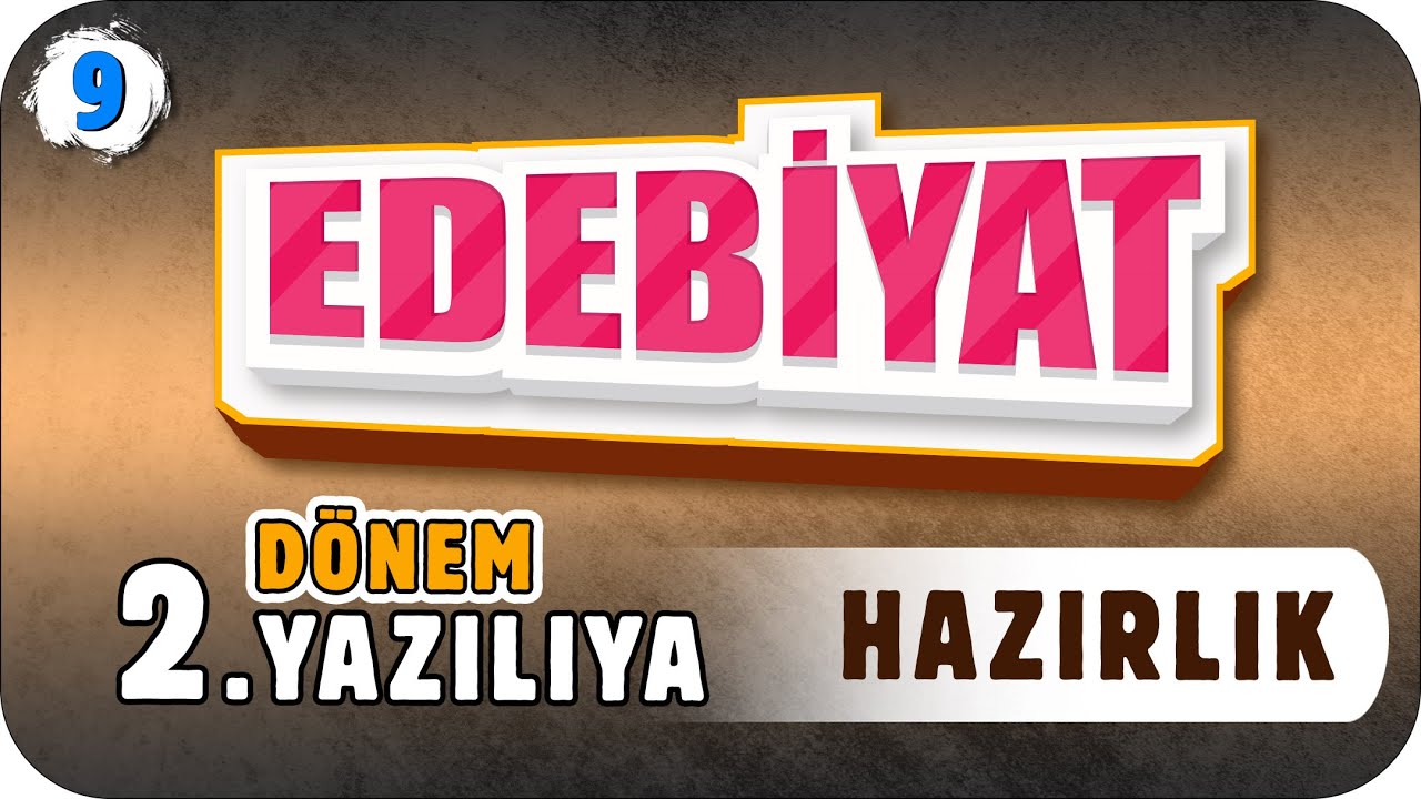 9 Snf Edebiyat 2 Dnem 2 Yazlya Hazrlk  2023