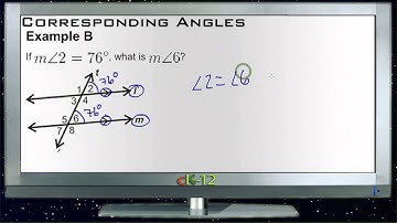Corresponding Angles: Examples (Basic Geometry Concepts)